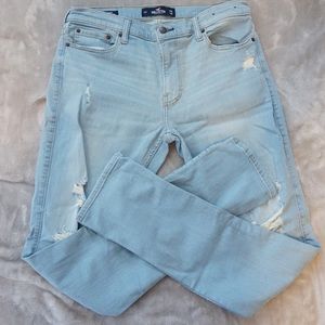 light blue stretchy skinny jeans!!